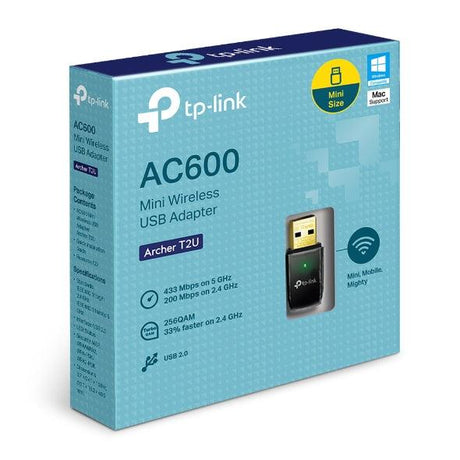TP-Link Archer T2U AC600 Wireless Dual Band USB - IT Warehouse