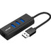 Volans Aluminium 3 Port USB-3.0 Hub + RJ45 Gigabit Ethernet Adapter - IT Warehouse